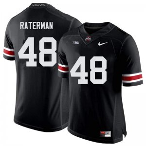 Men's Ohio State Buckeyes #48 Clay Raterman Black Nike NCAA College Football Jersey Outlet GAL5444RG